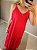 Vestido longo em viscolinho c babado vermelho - Imagem 5