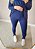 Calça lipo c ziper tratorado sem costura azul marinho - Imagem 2