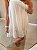 Vestido curto no viscolinho off white c alça regul - Imagem 6