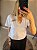 Camiseta em algodão Dani c/ bolso Branco - Imagem 1