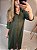 Vestido chemisi longo no viscolinho na cor verde - Imagem 4
