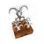 Garfo Tridente Bode Beard com 6 garfinhos para Petiscos - Personalizado - Imagem 1