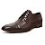 Derby Social Cor Tabaco com Detalhes, Couro Legitimo, Ref: P040 - Imagem 1