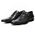Sapato Social Preto Amarração com Fivela, Feito A Mão. Ref 1305 - Imagem 4