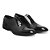 Oxford Preto Social Couro Verniz e Couro Floter, Ref: 044 - Imagem 2