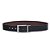 Cinto Masculino Dupla Face, Fivela Giratoria Couro Legitimo, Cor Preto e Tabaco, Ref: A010 - Imagem 1