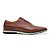Sapato Casual Oxford Couro Legitimo cor Caramelo, Ref: 054 - Imagem 1