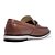 Slip On Casual Couro Legitimo cor Caramelo, Ref: 1114 - Imagem 4