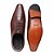 Sapato Oxford cor Tabaco Social em Couro, Ref: 1311 - Imagem 3