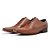 Sapato Oxford cor Caramelo Social em Couro, Ref: 1311 - Imagem 2