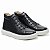 Ankle Boot Casual, Cano Curto cor Preta, Ref 120 - Imagem 2