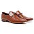 Loafer Social Fivela Couro Legitimo cor Caramelo, Ref: 125 - Imagem 2