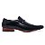 Loafer Social Fivela Couro Legitimo cor Preto, Ref: 125 - Imagem 1