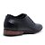 Derby Confort Social Cor Preto, Couro Legitimo, Ref: 522 - Imagem 3