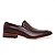Loafer Social Liso cor Tabaco, Couro Legitimo Feito A Mão, Ref: 161 - Imagem 1