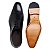 Derby Social Fino Preto, Couro Legitimo, Ref: 154 - Imagem 3