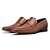 Loafer Social Couro Legitimo cor Caramelo, Ref: 1312 - Imagem 2