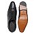 Brogue One Preto, Couro Legitimo Feito A Mão, Ref: 175 - Imagem 3