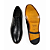 Sapato Social Derby Althos em Couro Paulo Vieira cor Preto, Ref: 169 - Imagem 3