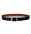 Cinto Masculino Dupla Face, Fivela Giratoria Couro Legitimo, Cor Preto e Caramelo, Ref: A010 - Imagem 2