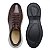 Tenis Sneaker Casual em Couro Premium Paulo Vieira cor Tabaco, Ref: 176 - Imagem 3