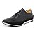 Sapato Casual Oxford Couro Pelica Preto, Ref: 050 - Imagem 1
