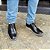 Derby Casual cor Preto Couro Legitimo, Ref: 1130 - Imagem 3