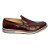 Sapato Casual Slip On Tabaco Couro Legitimo, Ref: 1131 - Imagem 1