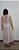 Vestido de tricô longo com lurex decote v - Imagem 4