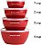 Conjunto de 4 Tigelas de Preparação Clássica com Tampas Empire Red - KitchenAid - Imagem 9