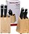 Set de 5 Facas Forjadas e Cepo de Madeira 6 Peças KitchenAid - Imagem 1