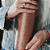 Garrafa Squeeze Inox 500 ml Rose Gold Glitter BUILT - Imagem 6
