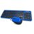 Kit Teclado e Mouse Sem Fio Multilaser ABNT2 Com Ç USB Azul e Preto  -  TC233 - Imagem 5