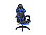 Cadeira Gamer PCTOP Racer Azul de Couro com Descanso de Pé e Ajuste de Altura - 1006 - Imagem 2