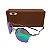 Oculos Oakley Tailend prata lente verde - Imagem 2