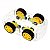 Kit Chassi 4WD com 4 motores e rodas para montagem de robôs - Imagem 1