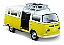 Maisto Vw Weekenders Vw Type 2 Tire Rack Amarelo - Imagem 3