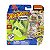 Hot Wheels Skate de Dedo com Tenis Pizza Half Pipe Tartaruga - Imagem 1