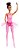 Boneca Barbie Bailarina Morena Vestido Rosa Hrg35 Mattel - Imagem 2