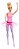 Boneca Barbie Bailarina Loira Vestido Rosa Hrg34 Mattel - Imagem 1