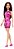 Boneca Barbie Morena Vestido Escritos Rosa Hrh10 Mattel - Imagem 1