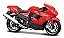 Maisto 2 Wheelers Moto 1:18 Kawasaki Ninja Zx 14r Vermelha - Imagem 2