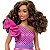 Boneca Barbie Fashionistas 225 Vestido Rosa Brilhante - Imagem 2