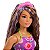 Boneca Barbie Fashionistas 244 Cabelo Castanho Mechas Roxas - Imagem 2