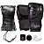 Kit Muay Thai Boxe Naja Luva Black Line Preta - Imagem 1