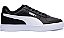 Tenis Puma Caven Couro  Preto com Branco - Imagem 1