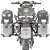 Suporte Lateral de Baús GIVI OUTBACK para BMW F800 GS - Imagem 1