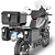 Baú Top-Case Givi 56L - Linha Trekker ALASKA - Aluminio PRETO - Imagem 4