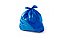SACO DE LIXO 60 L AZUL C/ 100 UNIDS - Imagem 1