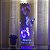 Luminária de mesa decorativa - Borboletas 3D - Azul - Imagem 1